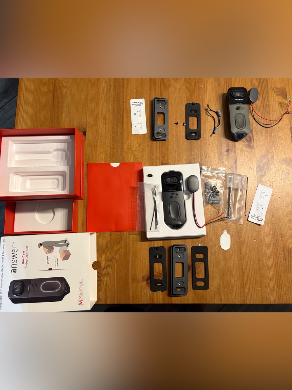 Microcel Maximus Answer DualCam Video Doorbell Bundle